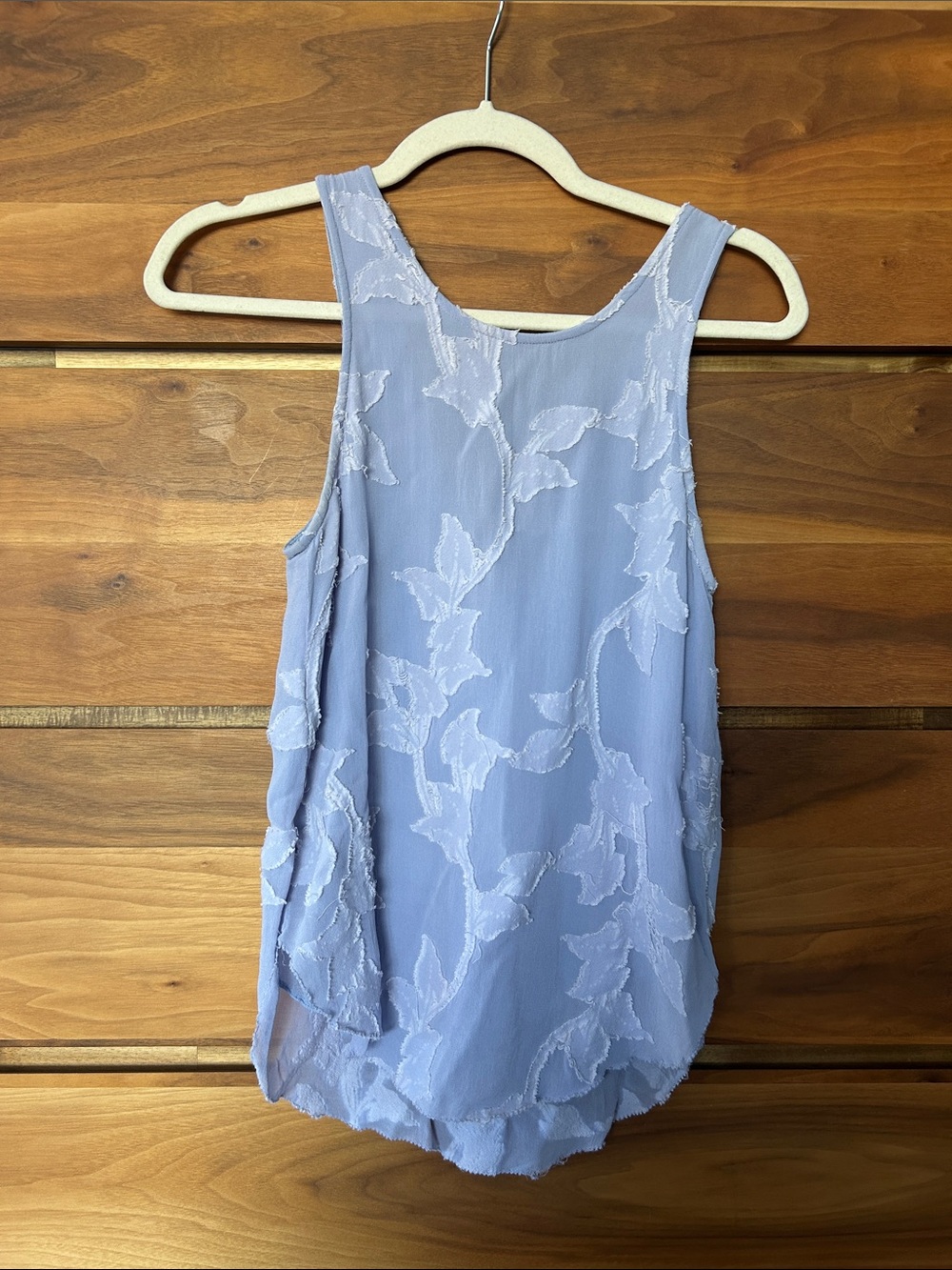 Wilfred Light Blue Floral Textured Camisole